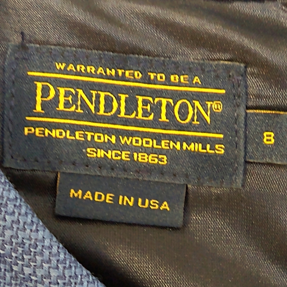 Pendleton Pleated Wool Dress Size8 - image 6